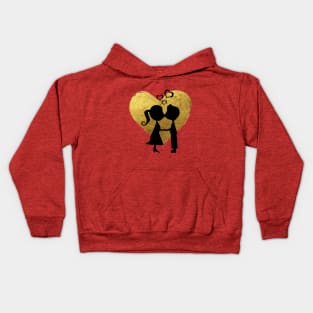 Cuties Kissing Kids Hoodie